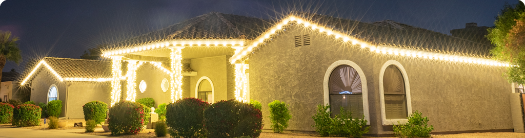 white christmas lights in scottsdale az 1